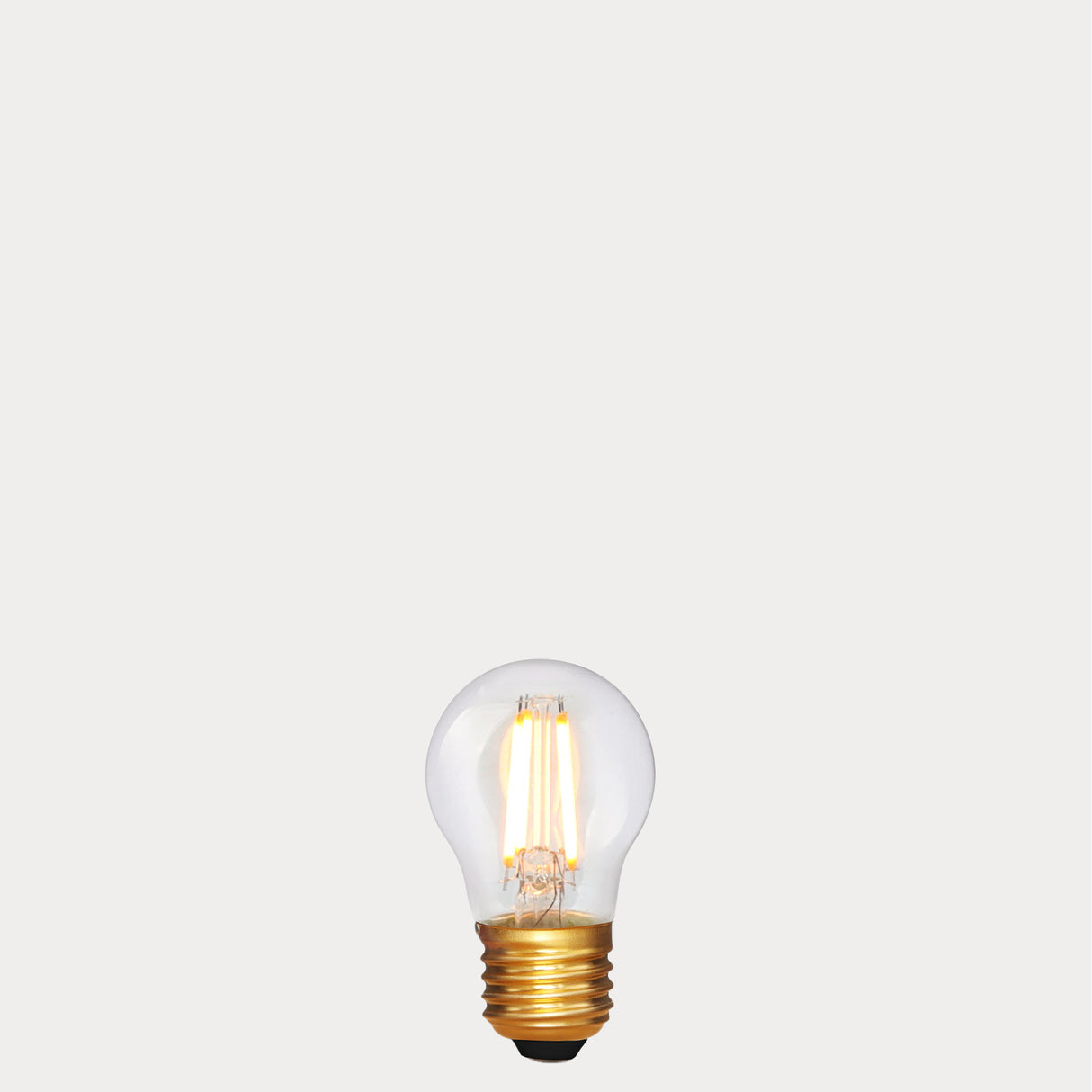 Lâmpada LED Redonda Decorativa 4W E27 Transparente em Extra Quente