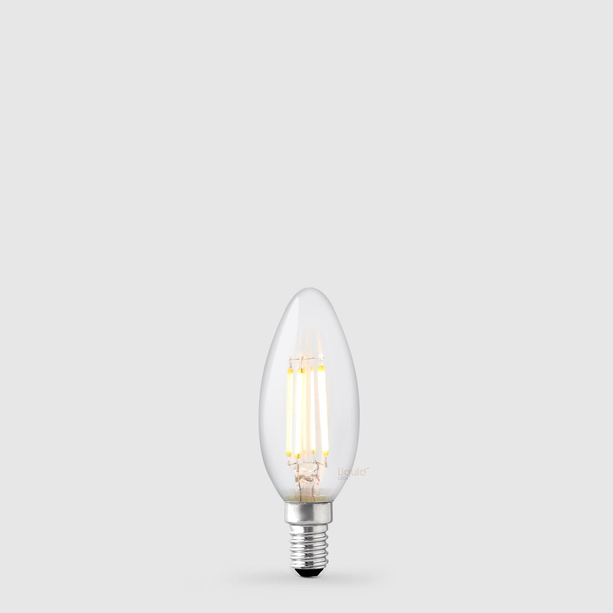 4W 12 Volt DC Candle LED Bulb E14 in Warm White - LiquidLEDs™ - Candle Bulbs