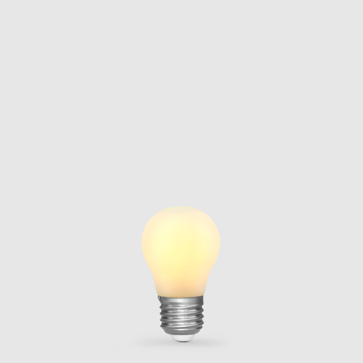 4W 24 Volt DC Fancy Round LED Bulb Opal E27 in Warm White - LiquidLEDs™ - Fancy Round