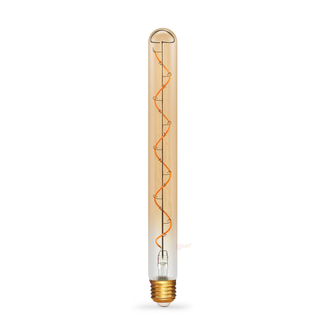 4W Long Tube Spiral LED Bulb E27 in Ultra Warm - LiquidLEDs™ - Tubular Bulbs