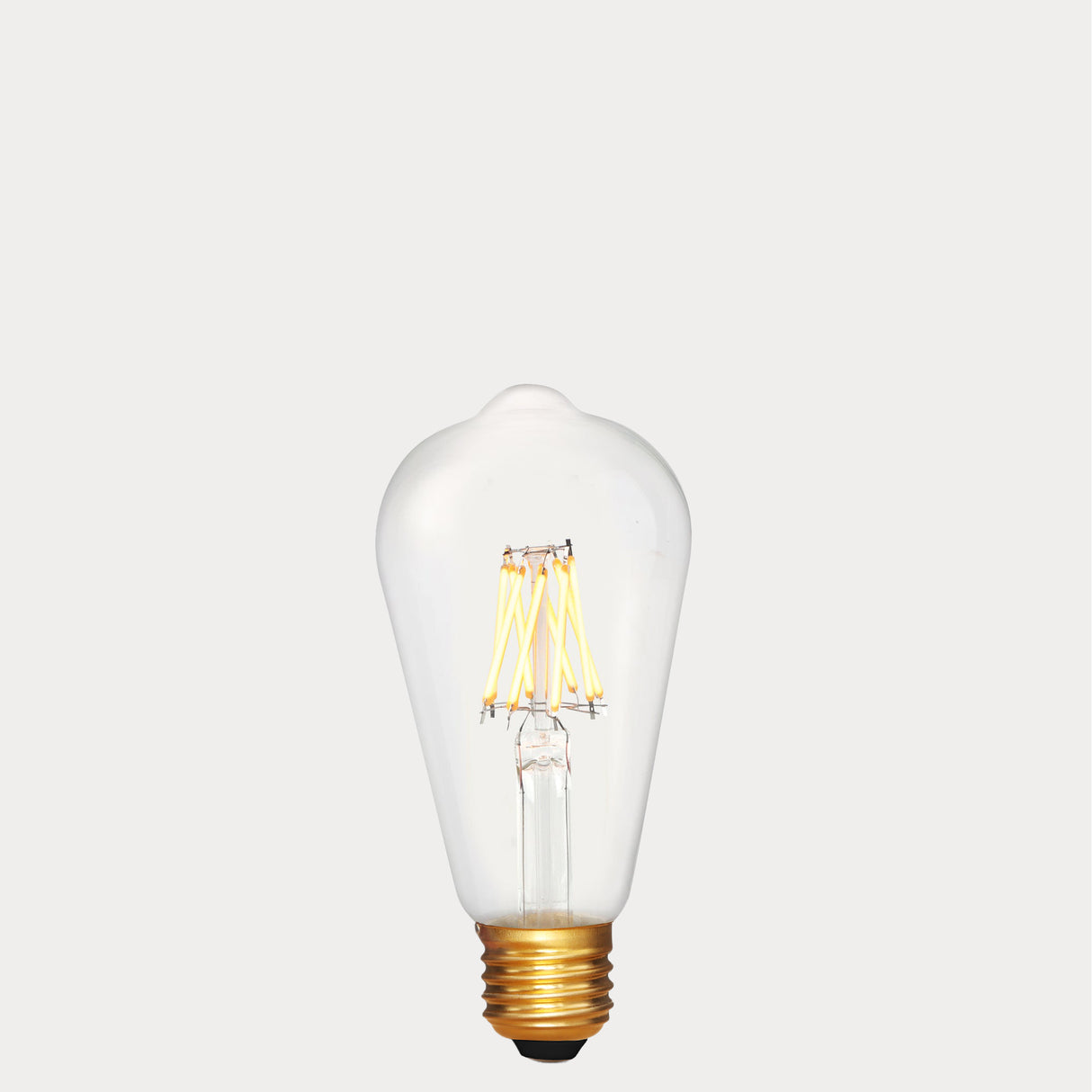 6W 24 Volt DC Edison LED Glühbirne E27 in Extra Warm