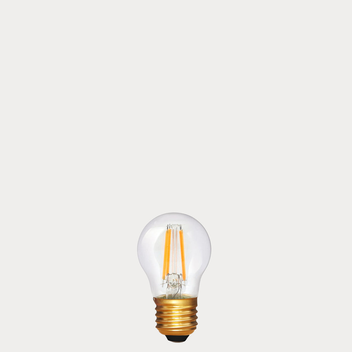 Lâmpada LED Redonda Decorativa 4W E27 Transparente em Extra Quente
