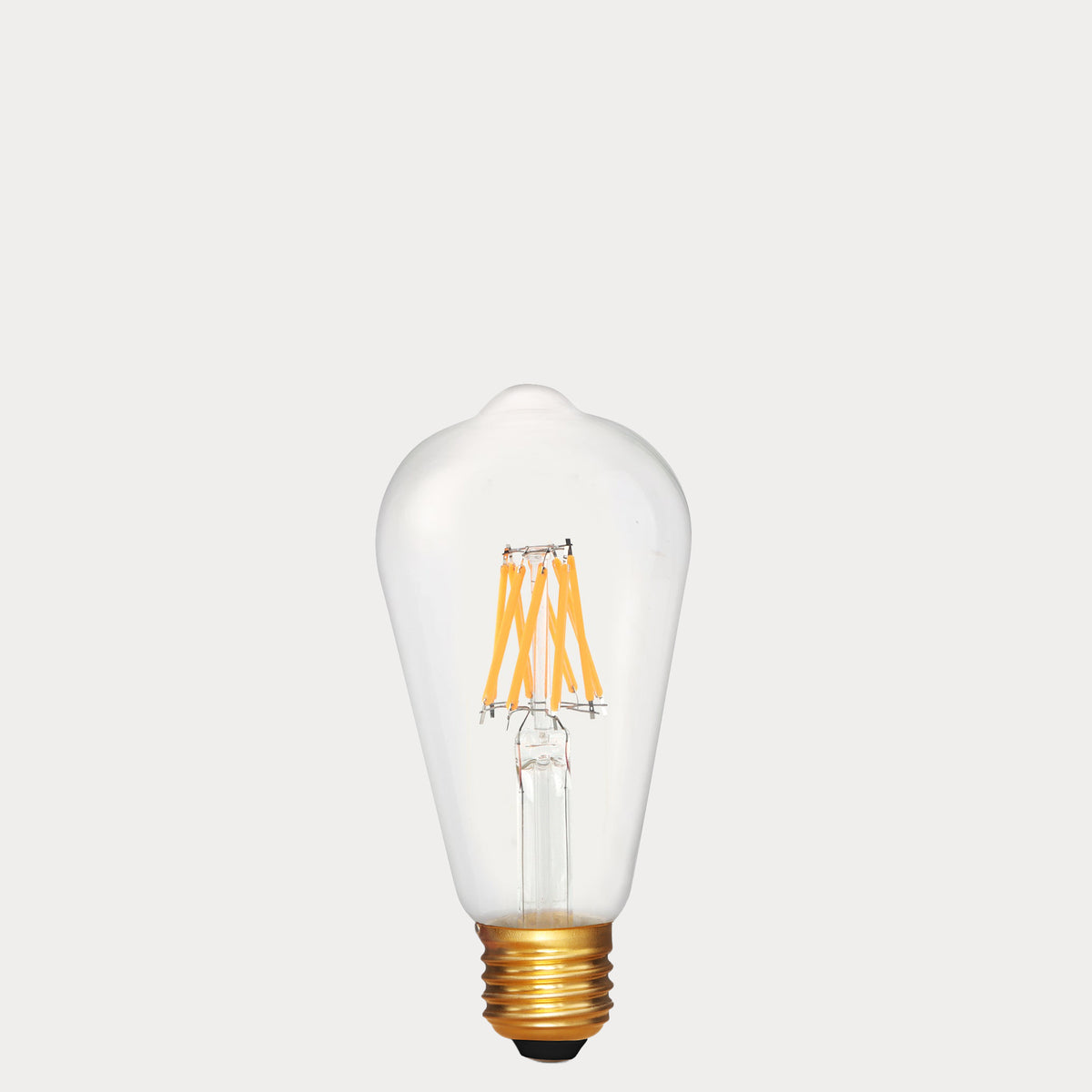 6W 24 Volt DC Edison LED Glühbirne E27 in Extra Warm