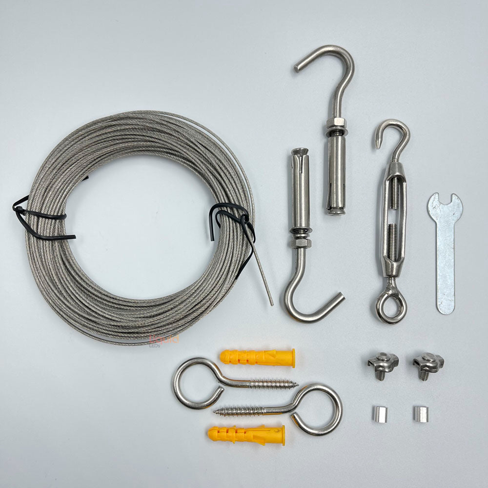Festoon Lighting Hanging Kit - LiquidLEDs™ - Festoon Accessories