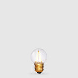 1W Fancy Round Shatterproof LED Bulb E27 in Extra Warm