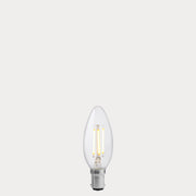 Dulora 2.5W Candle LED Bulb B15 Clear in Warm White