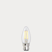 Dulora 2.5W Candle LED Bulb B22 Clear in Warm White