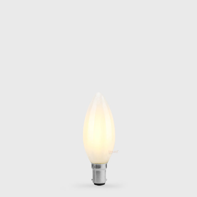 2W Candle LED Bulb B15 Frost in Warm White - LiquidLEDs™ - Candle Bulbs