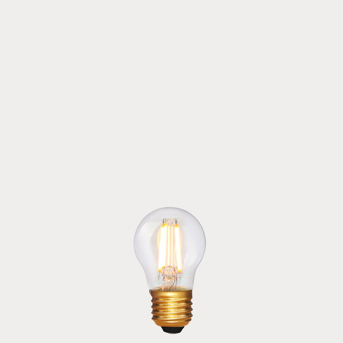 Lâmpada LED Redonda Decorativa 4W E27 Transparente em Extra Quente