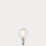 4W 24 Volt DC Fancy Round LED Bulb E14 in Warm White