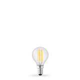 4W 24 Volt DC Fancy Round LED Bulb E14 in Warm White - LiquidLEDs™ - Fancy Round