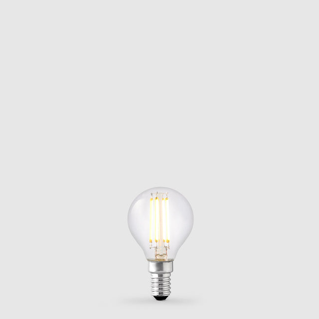 4W 24 Volt DC Fancy Round LED Bulb E14 in Warm White - LiquidLEDs™ - Fancy Round