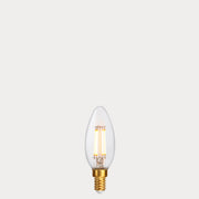 Dulora 4W Candle LED Bulb E14 Clear in Extra Warm