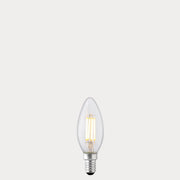 Dulora 4W Candle LED Bulb E14 Clear in Warm White