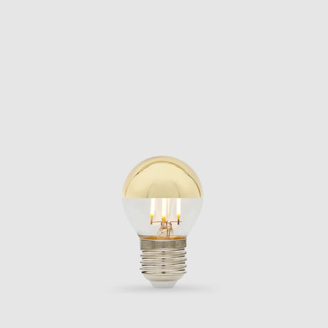 4W Fancy Round Gold Crown LED Bulb E27 - LiquidLEDs™ - Mirror Crown Bulbs