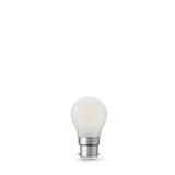 4W Fancy Round LED Bulb B22 Frost in Warm White - LiquidLEDs™ - Fancy Round