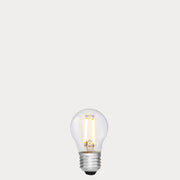 Dulora 4W Fancy Round LED Bulb E27 Clear in Warm White