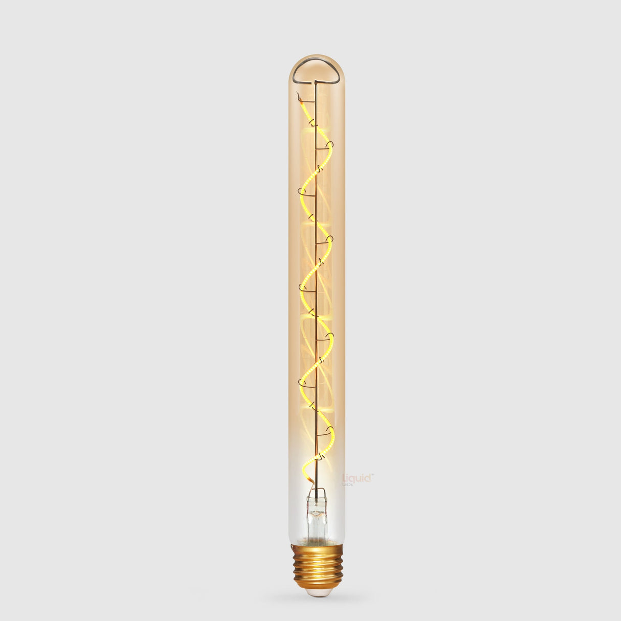 4W Long Tube Spiral LED Bulb E27 in Ultra Warm - LiquidLEDs™ - Tubular Bulbs