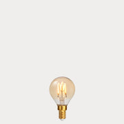 Dulora 4W Vintage Fancy Round LED Bulb E14 in Extra Warm