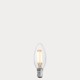 5.5W Candle LED Bulb B15 Clear in Warm White