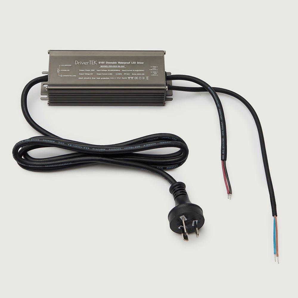 50W 24 Volt DC 0 - 10V Dimmable IP67 LED Driver - LiquidLEDs™ - LED Driver
