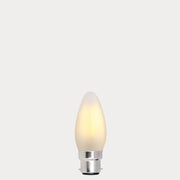 Dulora 5.5W Candle LED Bulb B22 Frost in Warm White