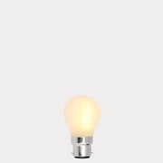 Dulora 5.5W Fancy Round LED Bulb B22 Frost in Warm White