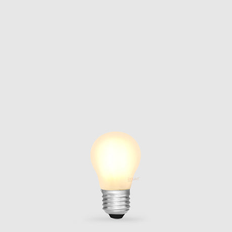 5.5W Fancy Round LED Bulb E27 Frost in Warm White - LiquidLEDs™ - Fancy Round
