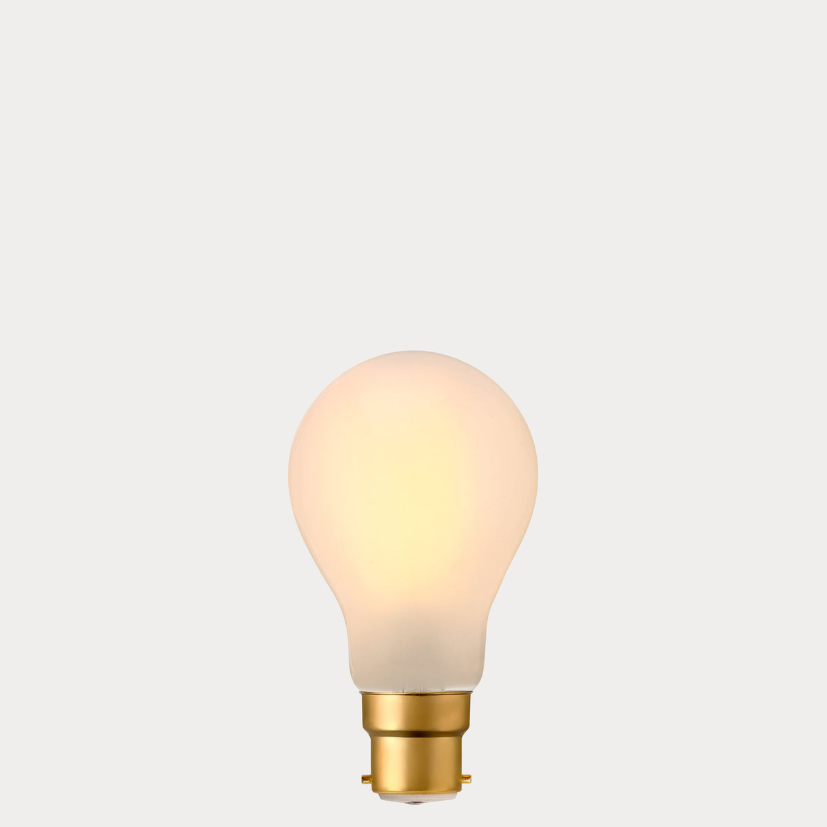 6.5W LED крушка GLS B22 матова в екстра топло бяло