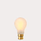 6.5W LED крушка GLS B22 матова в екстра топло бяло