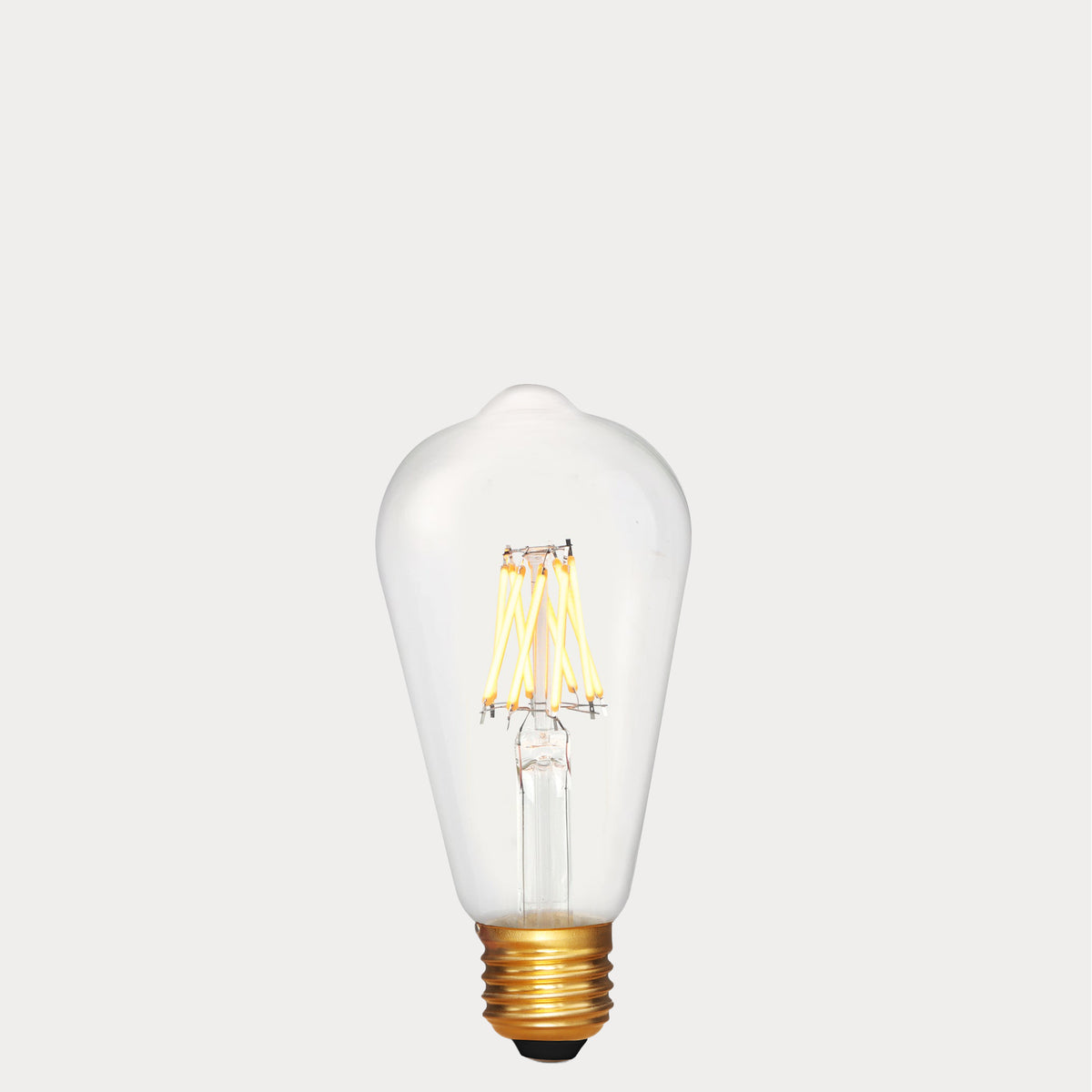 6W 24 Volt DC Edison LED Glühbirne E27 in Extra Warm