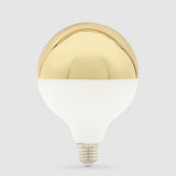 7.2W G125 Gold Crown LED Globe E27 - LiquidLEDs™ - Mirror Crown Bulbs