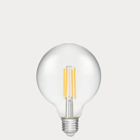 7.2W G95 LED Globe E27 Clear in Warm White - LiquidLEDs® - Globe Bulbs