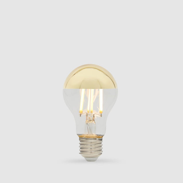 7.5W GLS Gold Crown LED Bulb E27 - LiquidLEDs™ - Mirror Crown Bulbs