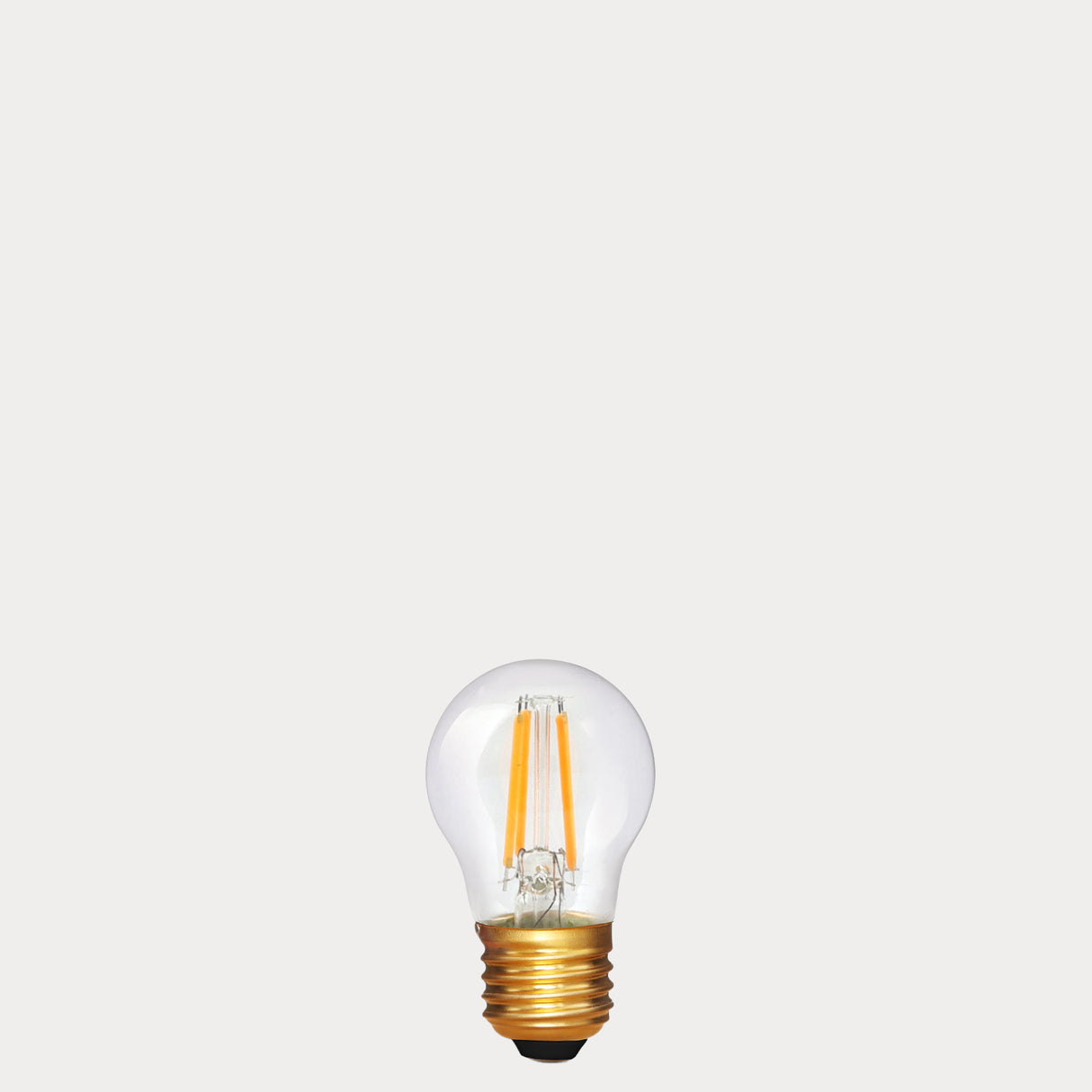 Lâmpada LED Redonda Decorativa 4W E27 Transparente em Extra Quente