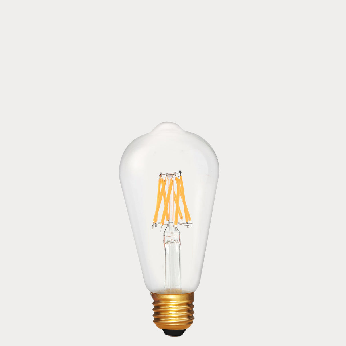 6W 24 Volt DC Edison LED Glühbirne E27 in Extra Warm