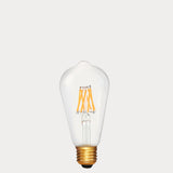 6W 24 Volt DC Edison LED Glühbirne E27 in Extra Warm