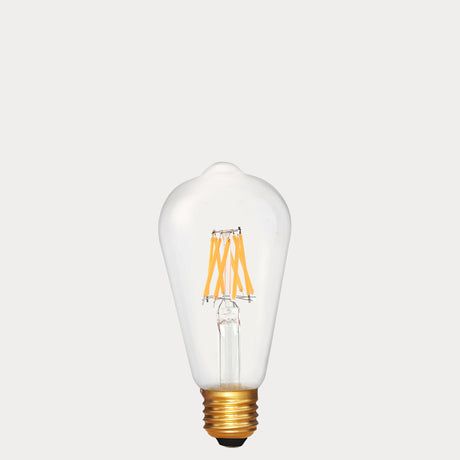 6W 24 Volt DC Λάμπα LED Edison E27 σε Εξαιρετικά Ζεστό Φως