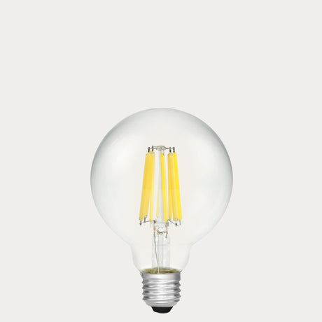 11W G95 LED Globe E27 Clear in Soft White