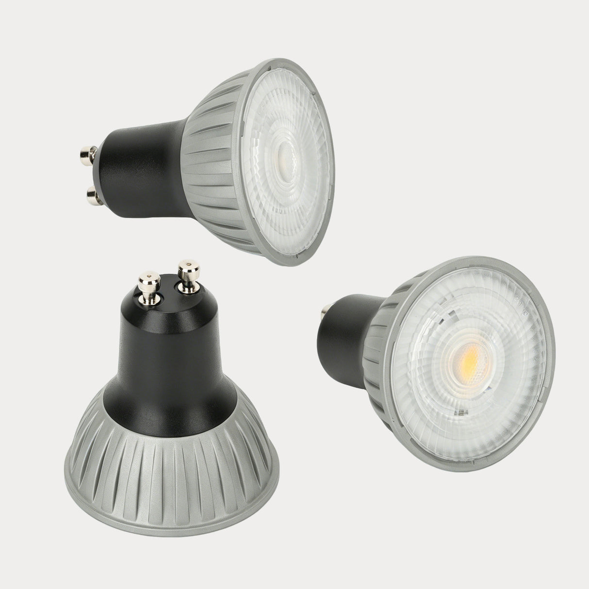 GU10 LED light bulb spotlight dim to warm technology
