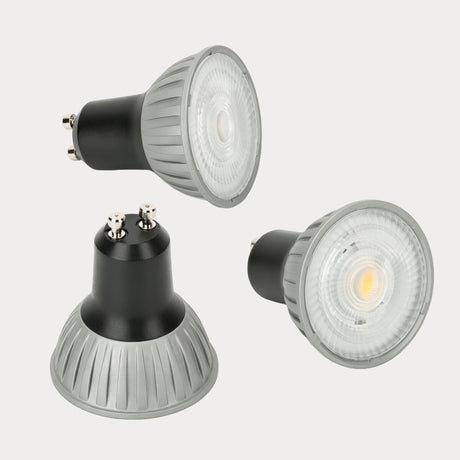 GU10 LED light bulb spotlight dim to warm technology