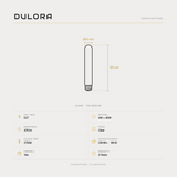 4W Medium Tube Clear LED bulb E27 specifications: 30x185mm, 470 lm, 2700K, CRI 90+, R9 61, dimmable, 3-year warranty