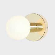 Dulora The Node | Brass & Porcelain Wall Sconce Set