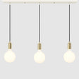 Linear Three Light Pendant + 8W G125 Globe - LiquidLEDs™ - Ceiling Lights