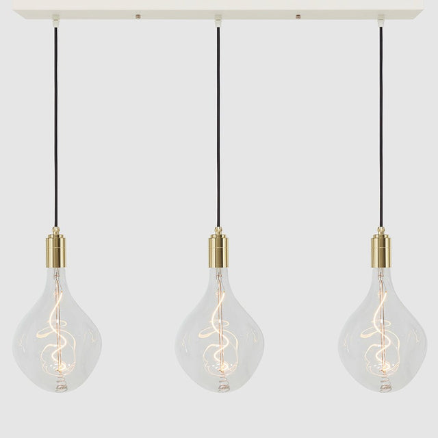 Linear Three Light Pendant + Designer 180mm Clear - LiquidLEDs™ - Ceiling Lights