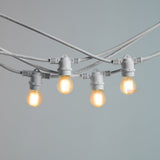 10m White Outdoor Festoon String Lights - LiquidLEDs™ - Festoon String