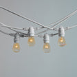 10m White Outdoor Festoon String Lights - LiquidLEDs™ - Festoon String