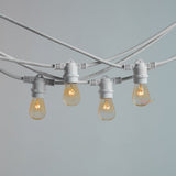 10m White Outdoor Festoon String Lights - LiquidLEDs™ - Festoon String