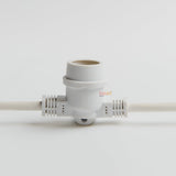 20m White Outdoor Festoon String Lights - LiquidLEDs™ - Festoon String