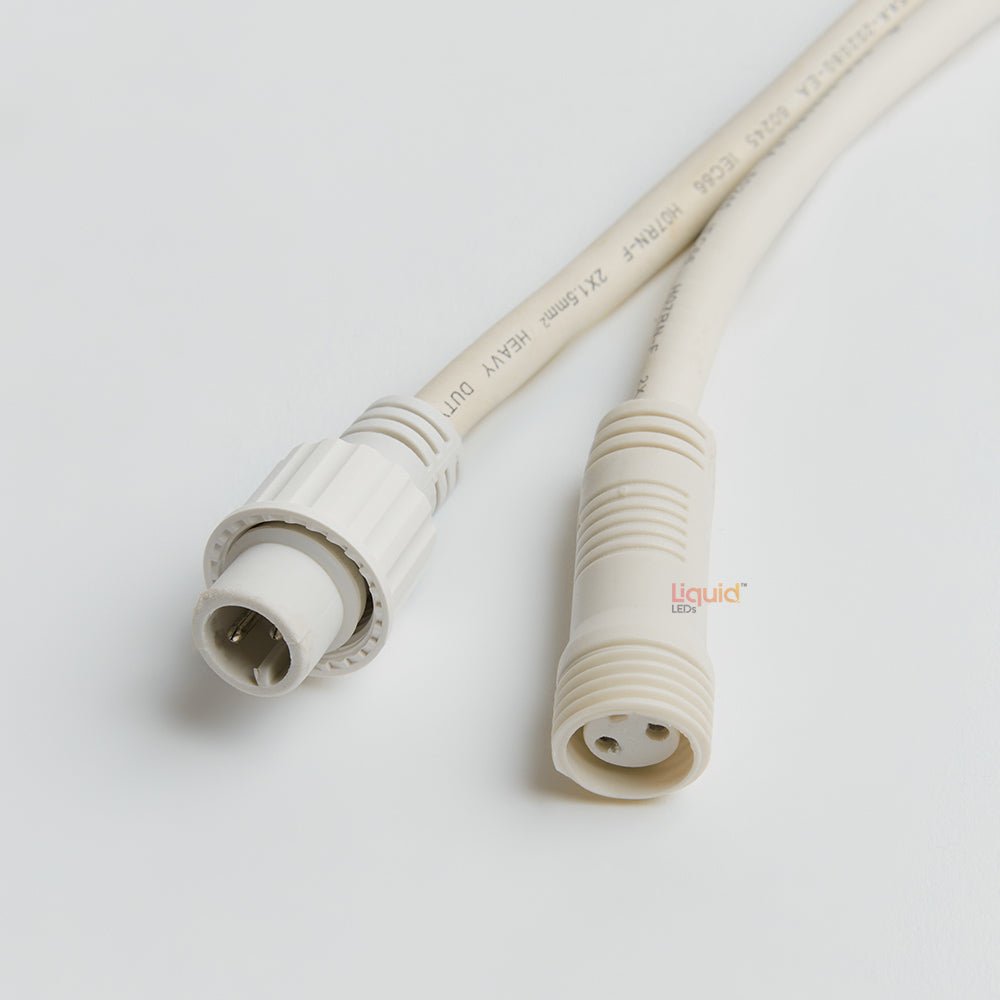 20m White Outdoor Festoon String Lights - LiquidLEDs™ - Festoon String